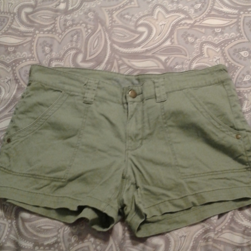 Hunter green shorts